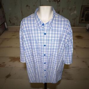 Big & Tall Duluth Trading Plaid Long Sleeve Button Up Size XLT #44
